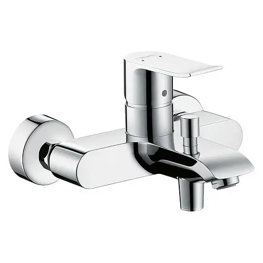 Aufputz-Wannenmischer Hansgrohe Metris, Ausladung 181 mm, chrom - 31480000 Preisreduziert