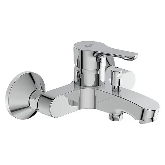 Aufputz-Wannenmischer Ideal Standard Alpha, Ausladung 174 mm, chrom - BC654AA Neu