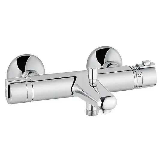 Letzte Chance Aufputz-Wannenthermostat Heinrich Schulte Ascona, Ausladung 175 mm, chrom - Z034466-00010