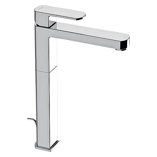 Ausverkauf Waschtischmischer Dokos, Ausladung 170 mm, mit Zugstange, chrom - 93 720 80