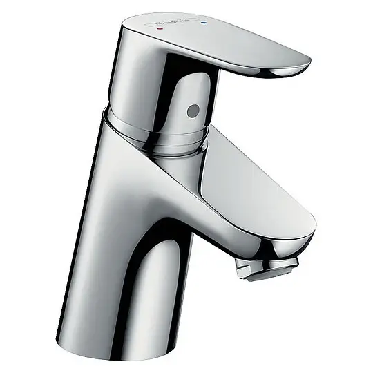 Waschtischmischer Hansgrohe Focus 70 ND, Ausladung 101 mm, mit Zugstange, chrom - 31132000 Sale
