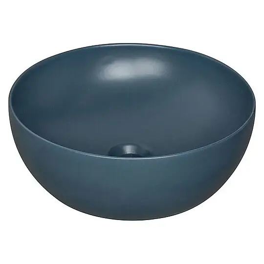 Aufsatz-Waschtisch Elanda 400 x 400 mm, Keramik, ohne Hahnloch, Blue Royal matt - 93 190 41 Günstig