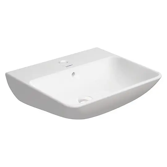 Waschtisch Duravit ME by Starck 550 x 180 x 440 mm, 1 Hahnloch, mit Überlauf - 2335550000 Knallerangebot