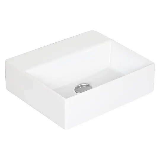 Abverkauf Waschtisch Elayla 350 x 130 x 350 mm, ohne Hahnloch, Keramik, weiß - 93 172 38