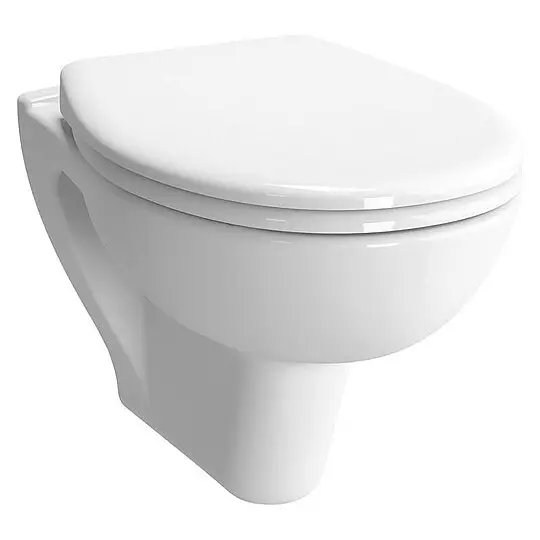 Wand-Tiefspül-WC VitrA S20 355 x 350 x 520 mm, spülrandlos, runde Form, weiß - 7741B003-0075 Finale Aktion