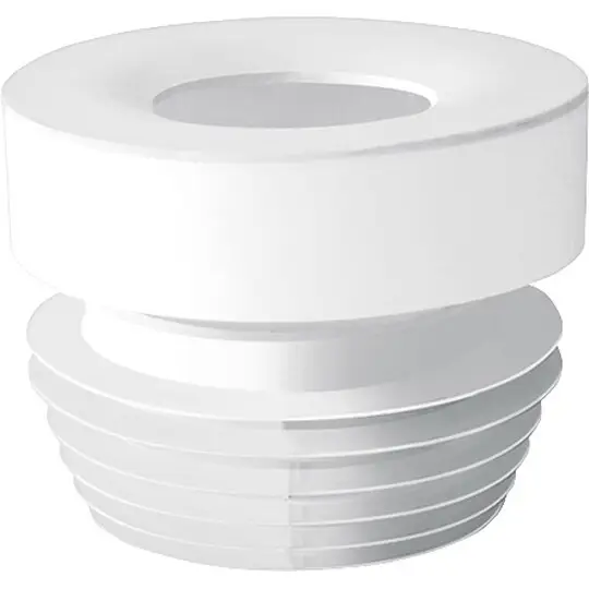 WC-Anschluss gerade Ø 100-110 mm - Weiß Knallerangebot
