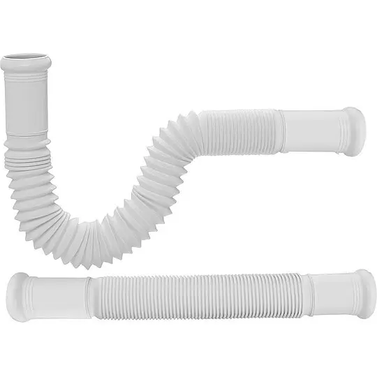 Markenware Flexibler Anschlussschlauch Steckmuffe 40/40 mm - Länge 390-860 mm
