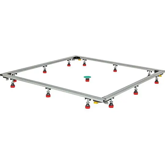 Angebot MEPA Montagerahmen SF Rechteck 120/120, Höhenverstellbar bis 190 mm - für Mineralguss von 700 x 700 bis 1200 x 1200 mm - 150 178