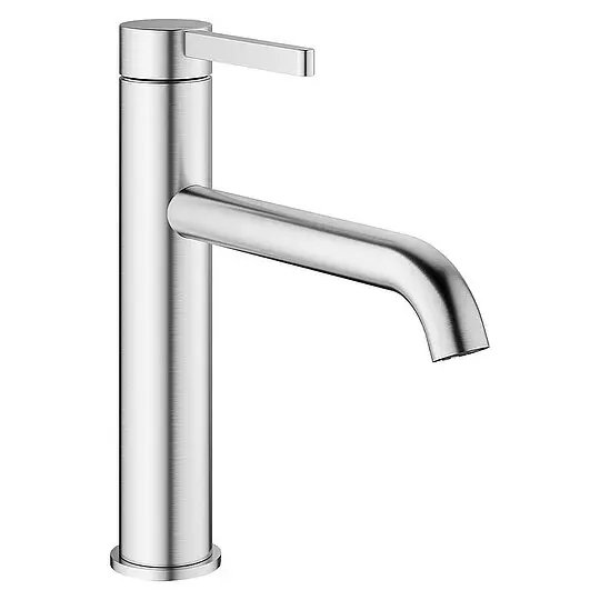 Zertifiziert Spültischmischer KWC Bevo E Schwenkauslauf, Ausladung 210 mm, Edelstahl gebürstet - 10.531.022.700FL