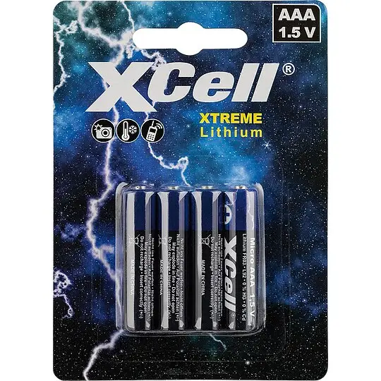 Online Kaufen Batterie Xcell Xtreme Lithium FR03. AAA - 4 Stk - 1,5V