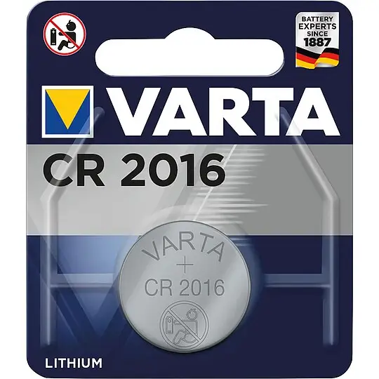 Knopfzelle Varta Lithium CR2016 - 1 Stk - 3V Top-Seller
