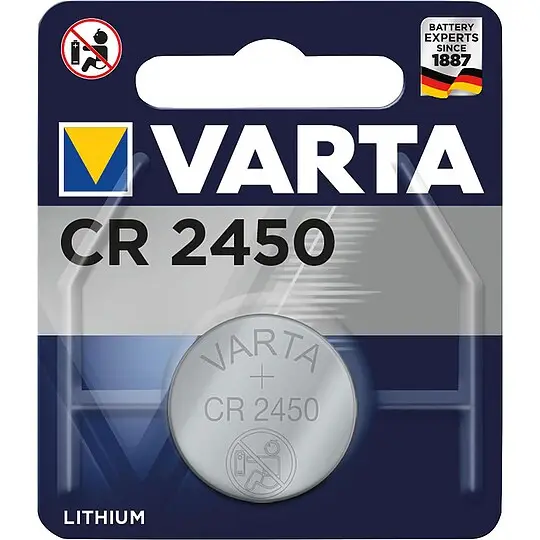 Meistverkauft Knopfzelle Varta Lithium CR2450 - 1 Stk - 3V