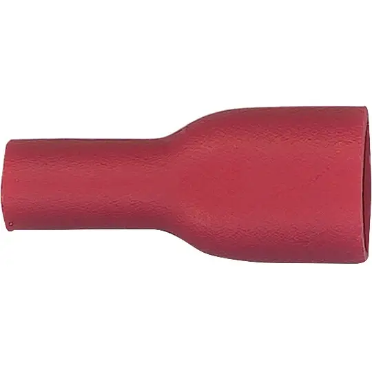Flachsteckhülse vollisoliert 100 Stück, Farbe rot - bis 1,5 mm², 4,8 x 0,5 mm Top-Seller