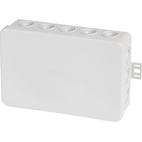 Saisonangebot Aufputz-Abzweigkasten, IP54, grau - Maße 134 x 89 x 40 mm