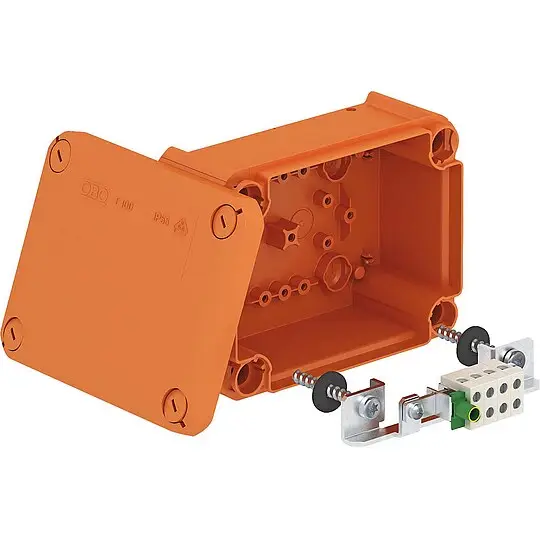 Kabelabzweigkasten FireBox T100E pastellorange - Maße 150 x 116 x 67 mm Garantierte Lieferung