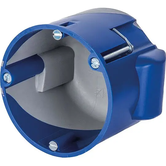 LAN-Dose blau Ø 68 mm, luftdicht - Tiefe 60 mm Neuheit