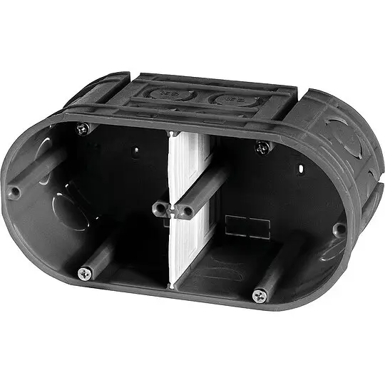 Unterputzgerätedose 2-fach, 2x Ø 60 mm - Tiefe 63 mm Direkt Vom Hersteller