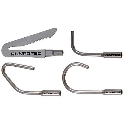 Fanghaken-Set - 4 Stück /Edelstahl Abverkauf