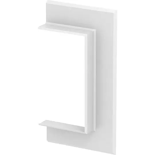 Schnäppchen Wandabschlussblende Typ G-KWA070130RW, reinweiß