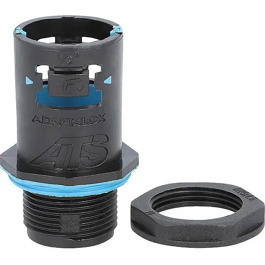 Adapter 10 Stück, AT21/A/BLB - M25, Innen-Ø 21,2 mm Zertifiziert