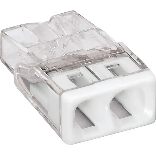 Verbindungsklemmen 2273-202, 100 Stück, weiß, 2-Leiter-Klemmen Neue Kollektion
