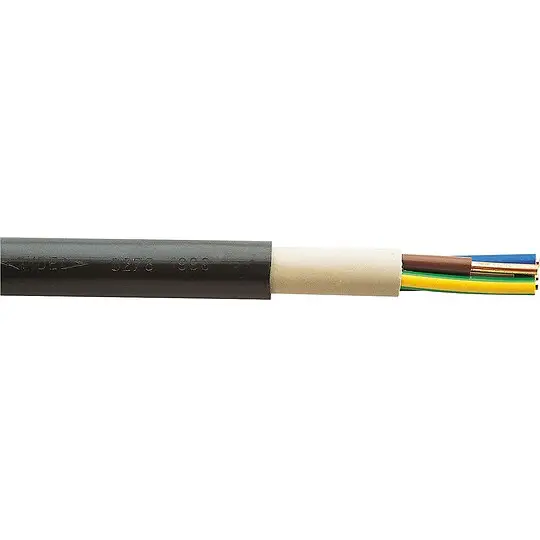 Erdkabel 0,6/1KV NYY-J, 3 x 1,5 mm² RE schwarz - Rolle 50 m Bestpreis