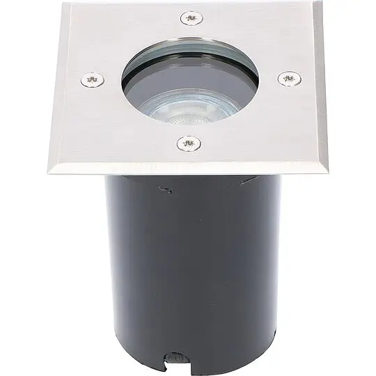 Bodeneinbaustrahler Athen, IP67 Fassung, GU10 - 100 x 135 mm Gratis Versand