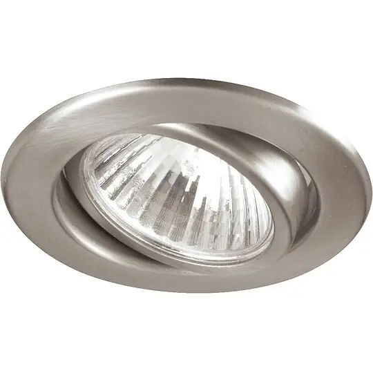 Top-Preis Brumberg Einbaurahmen Standard Eisen, nickel matt - ohne Leuchtmittel - 80 x 55 mm