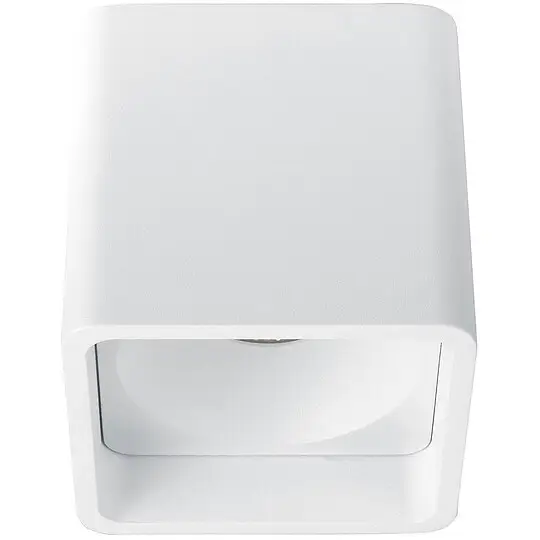 Geprüft LED-Deckenanbauleuchte eckig, 230V, 11W, 3000K, weiß - 100 x 100 x 110 mm