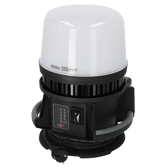 Nur Heute brennenstuhl 12050 MH Multi Battery LED 360° Hybrid Baustrahler, IP54 - 12000 lm