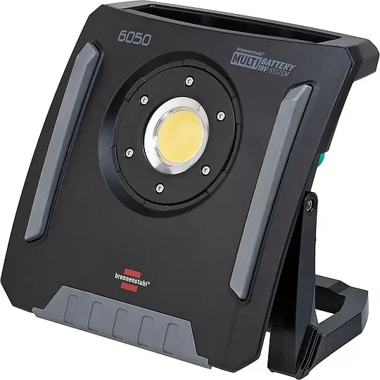 brennenstuhl 6050 LED Hybrid Arbeitsleuchte Multi Battery LED Strahler - ohne Akku - 6200 lm Begrenztes Angebot