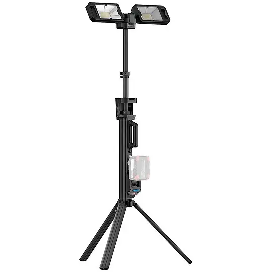 Abverkauf scangrip TOWER 5 CONNECT Akku-LED-Arbeitsleuchte, Baustrahler, 12/18V - ohne Akku und Ladegerät - 5000 lm