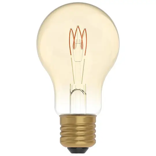 Jetzt Kaufen LED's light LED Deko/Vintage Leuchtmittel - A60, E27, 2,5W, 1800K, Gold 330° - dimmbar - 136 lm