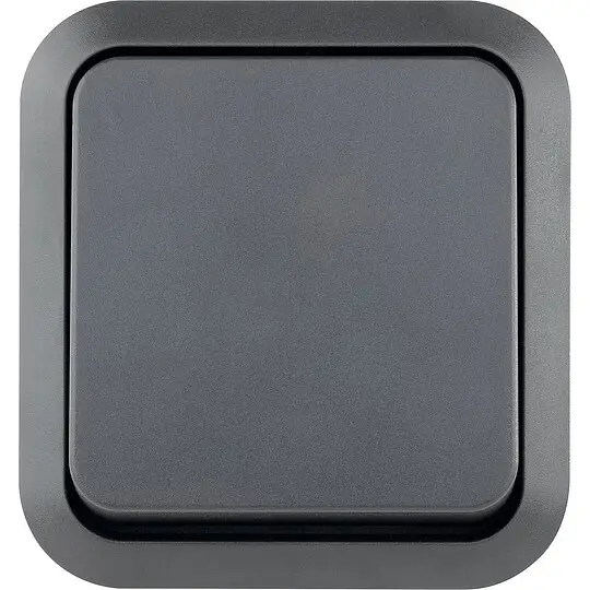 Aufputz-Aus-/Wechselschalter AquaStorm grau - 81 x 75 x 60 mm Kostenloser Rückversand