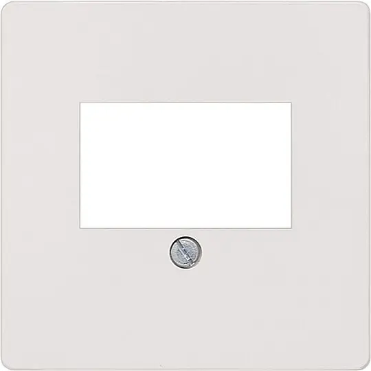 Abdeckplatte f. TAE-Anschlussdose elektroweiß/ Schutzart IP20 sowie Lautsprecheranschlussdose Expressversand
