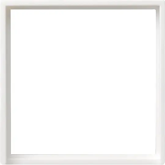 Adapterrahmen 50 x 50 GIRA System 55 Reinweiß-glänzend Super-Preis