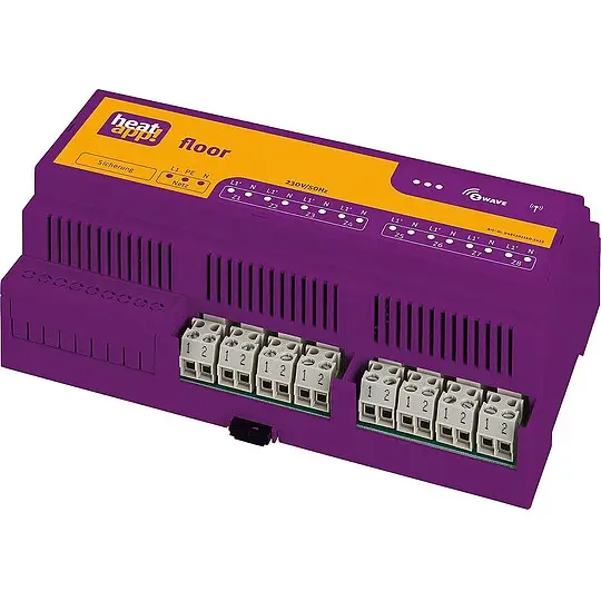 EbV heatapp Floor, Funk-Zonenregler 230V, inklusive Außenantenne - heatapp Markenware