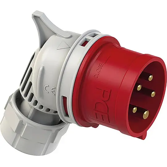 CEE-Winkelstecker 32A, 5-polig, 400V Twist, IP44 - Schraubklemmen Wochenendangebot