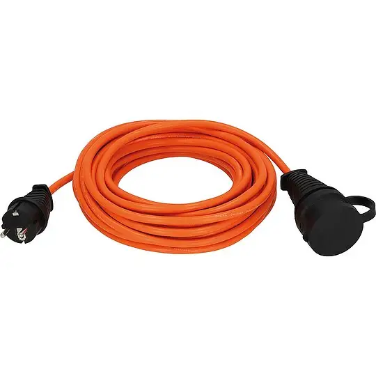 Zertifiziert Verlängerungskabel IP44, AT-N05V3V3-F 3G1,5, orange - 10 m