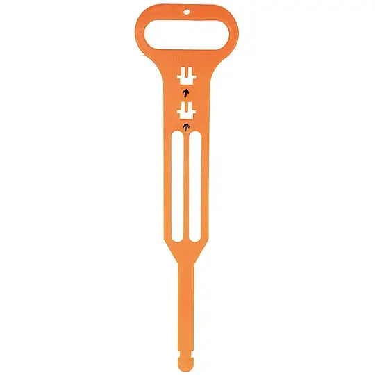 Nur Heute Kabeltrage- und Aufhängehilfe Orange