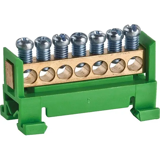 Bestpreis Schutzleiterklemme gelb-grün Typ 60/S 7 / 1 Stk.
