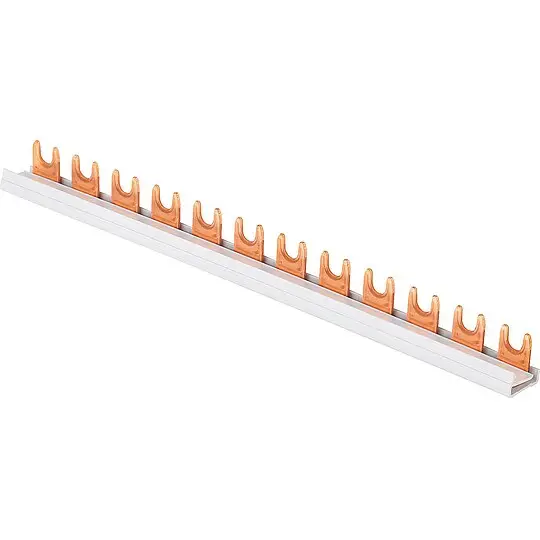 Zertifiziert Hager Phasenschiene KDN180A (1P) 80A, 16 mm², Länge: 210 mm Schraubtechnik/ Quick Connect
