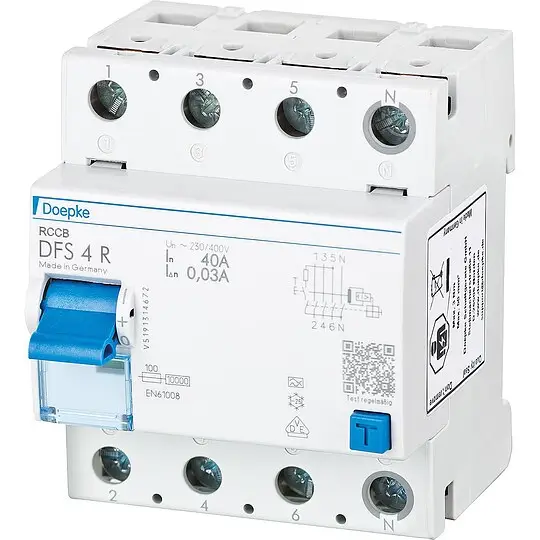 Direkt Vom Hersteller FI-Schalter Doepke DFS4 040-4/0,03-A R 4-polig