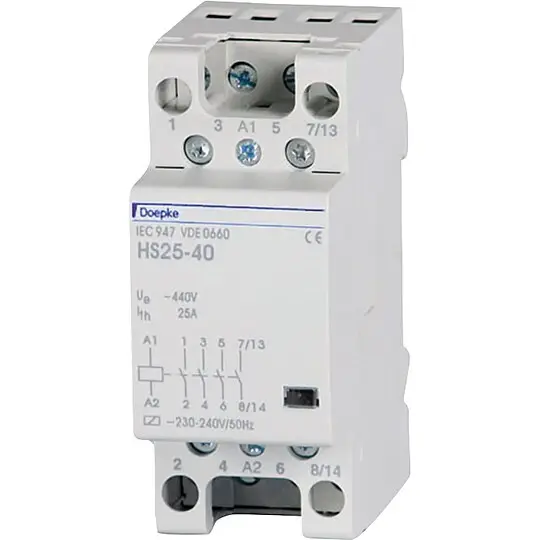 Highlight Installationsschütz Doepke HS 2-230AC/25-40 4-polig