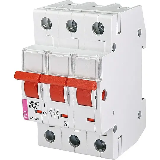 Modularer Hauptschalter 3-polig, 80A, SV380 Günstig