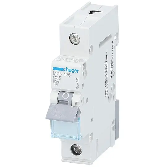 Direkt Vom Hersteller Leitungsschutzschalter Hager 1p, C25A, 6kA, MCN125