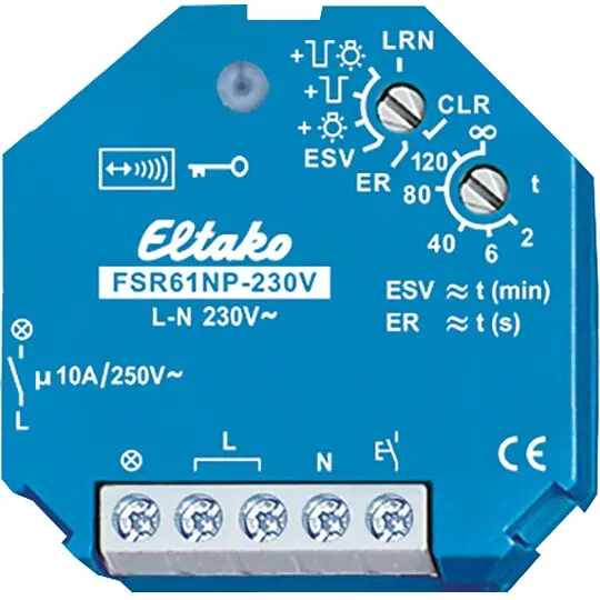 Funkaktor Eltako 10A/250V AC Stromstoß-Schaltrelais FSR61NP-230V Top-Preis