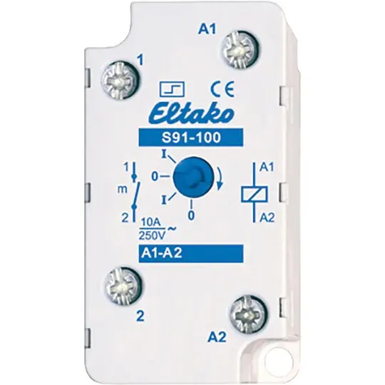 Unterputz-Stromstossschalter Eltako 1 Schließer 10A/250V AC S91-100-230V Super-Preis