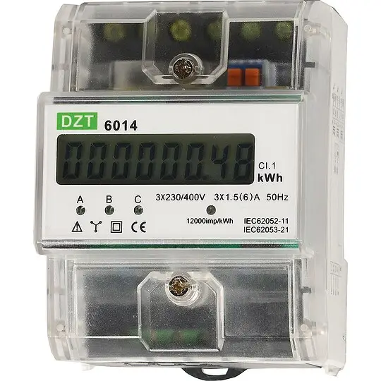 Messwandler-Drehstromzähler DZT6014 230/400V, 1,5/6A 50Hz S0 Meistverkauft