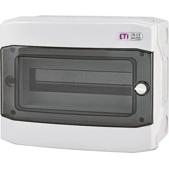 Aufputzverteiler ECH-12PT, 1-reihig, 12 Module, Feuchtraum IP65 Direkt Vom Hersteller
